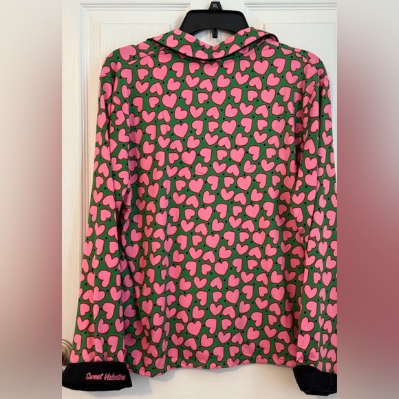 Kohl's Green and Pink Heart Pajama Set - Picture 6 of 6